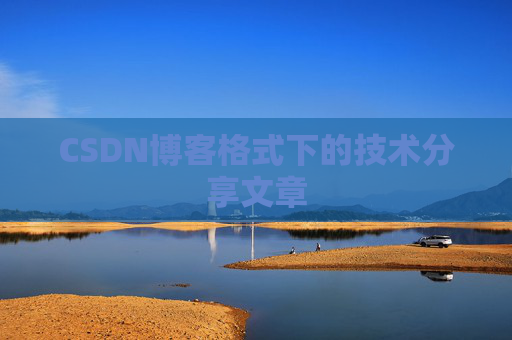 CSDN博客格式下的技术分享文章